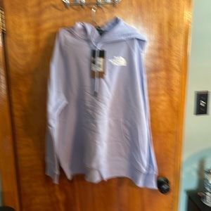 North Face lavender colored hoodie size large NWT